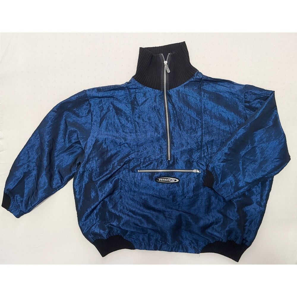 Vintage Venezia Sport Half-Zip Windbreaker | Size 26/28